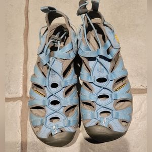 Keen Whisper Washable Waterproof Hiking Sandals Blue - Women's Size 6